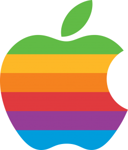 1200px Apple Computer Logo rainbow.svg  257x300 - Apple